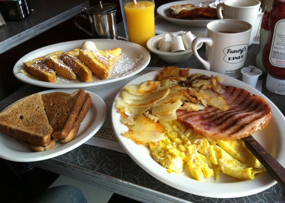 tommys diner.big breakfast