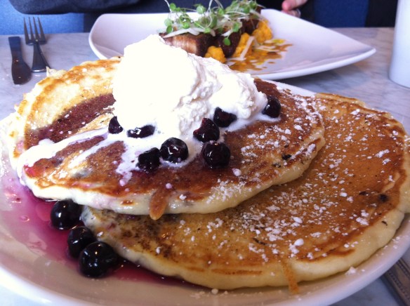 blue door.pancakes